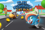 Blue Mushroom Cat Run